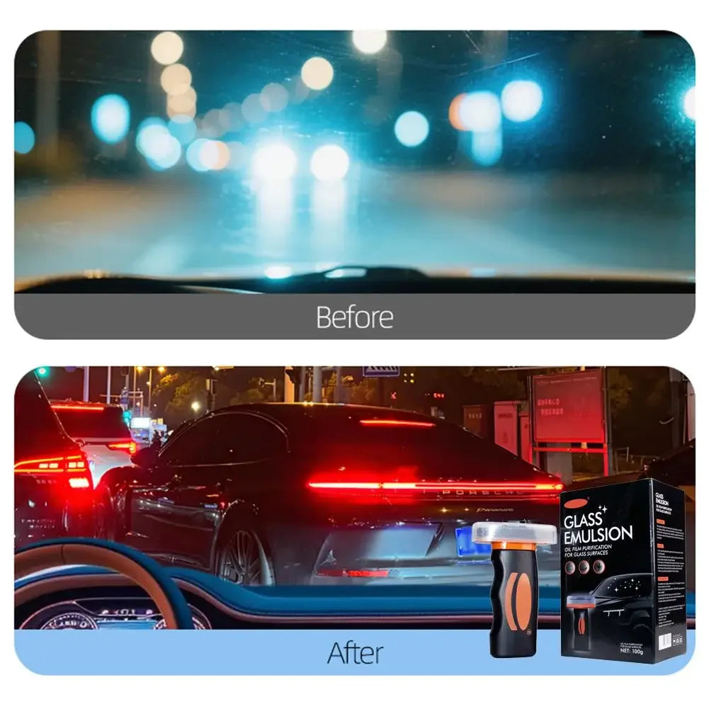 Car Windshield Hydrophobic Cleaner | Anti-Fog Rain Repellent