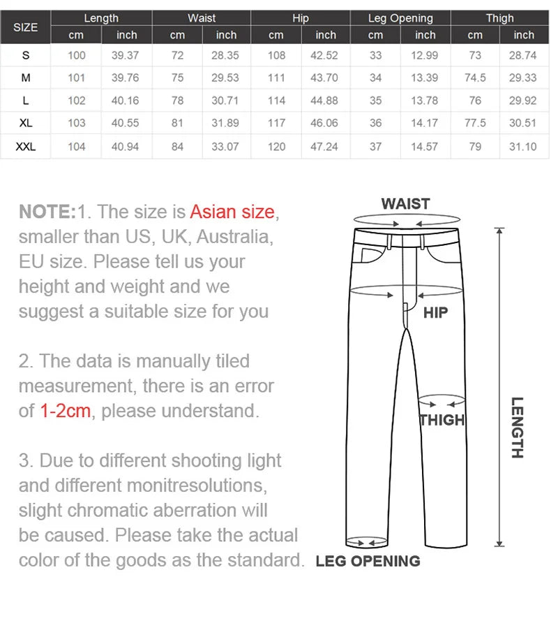 Men's Retro Baggy Denim Jeans | Wide Leg Casual Trousers