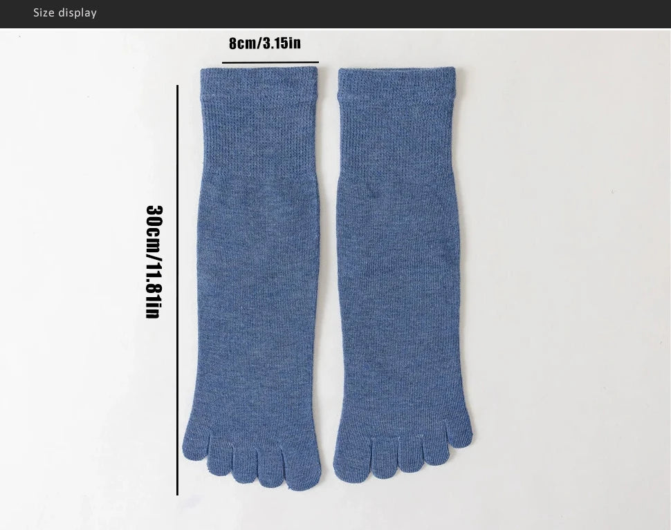 Compression Yoga Five Finger Socks for Women | Non-Slip Fitness Gear