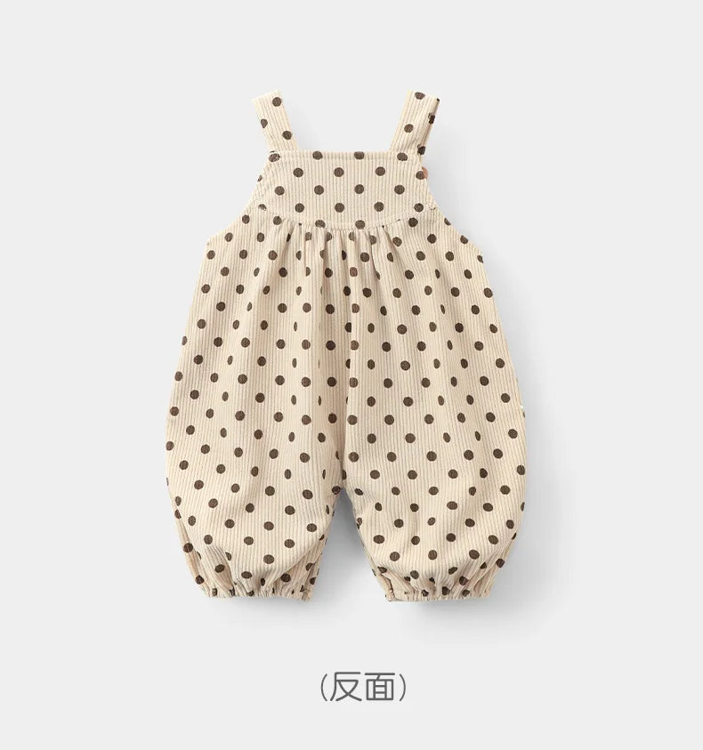 Cute Autumn Overalls for Babies | Adorable One-Piece Romper