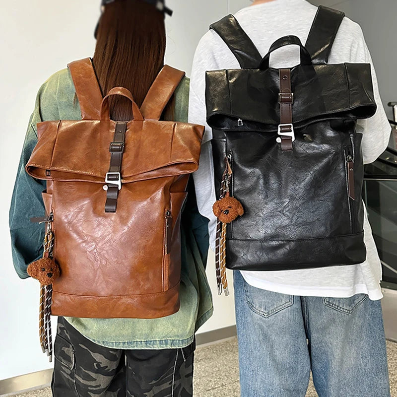 Versatile Rolled Top Business Backpack | Anti-Theft Travel Bag 2026