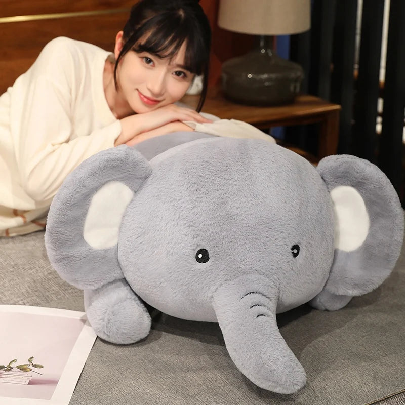 Giant Round Elephant Plush Doll | Cozy Home Decor Gift