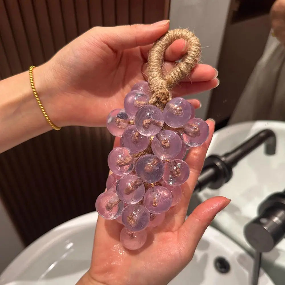 Handmade Crystal Grape Soap - Luxurious Scented Bath Experience