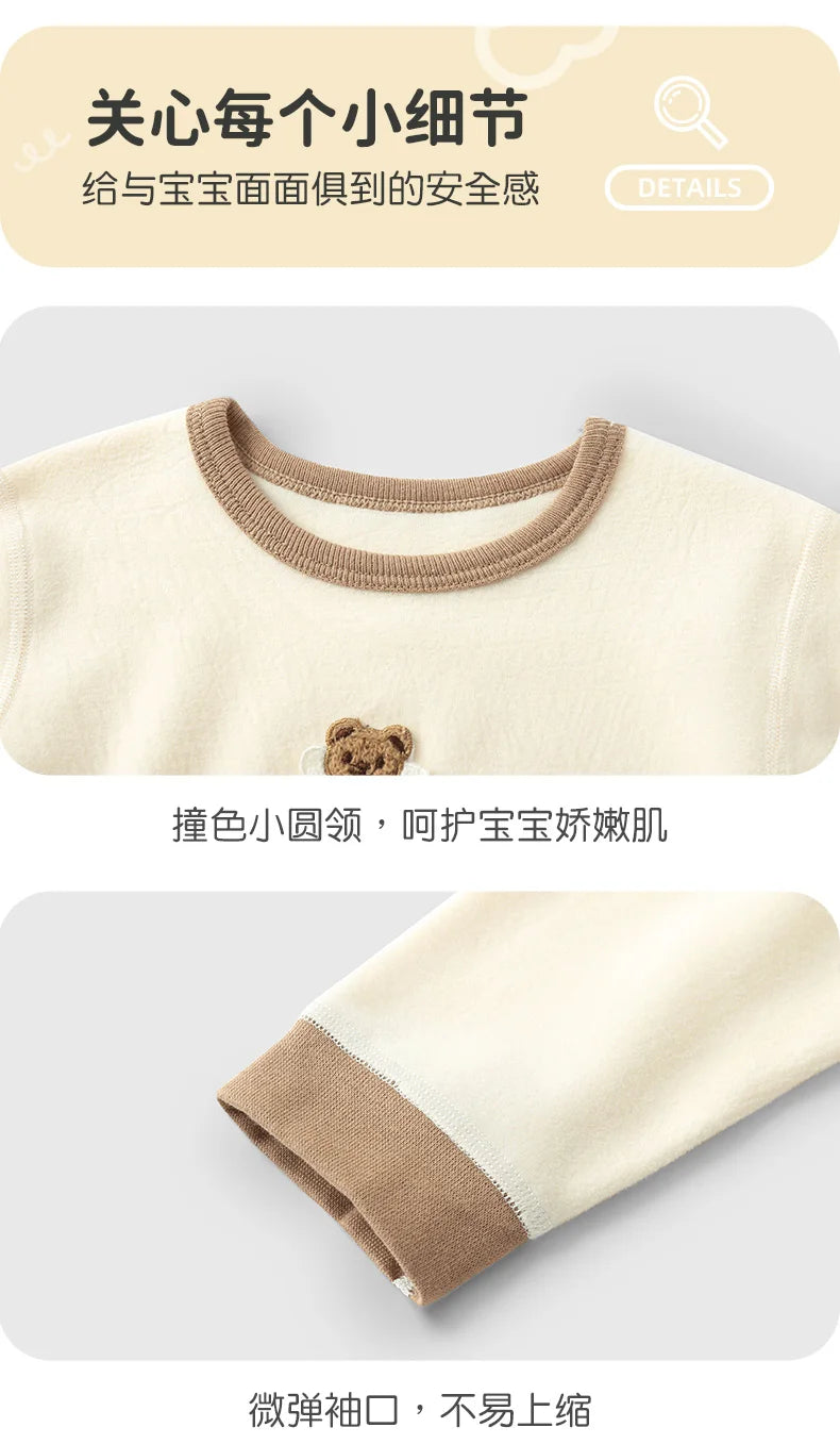 Cozy Baby Thermal Velvet Jumpsuit | Warm Autumn & Winter Essential