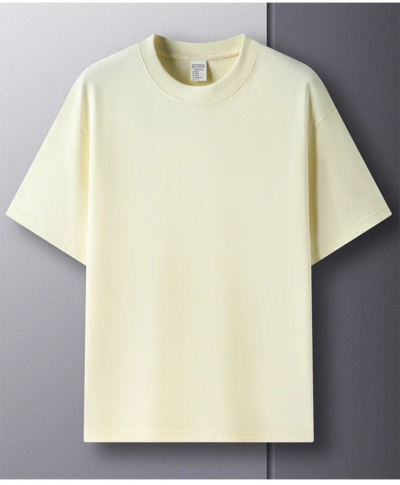 Men's Breathable Cotton Summer T-Shirt | Fashionable Short Sleeve Top