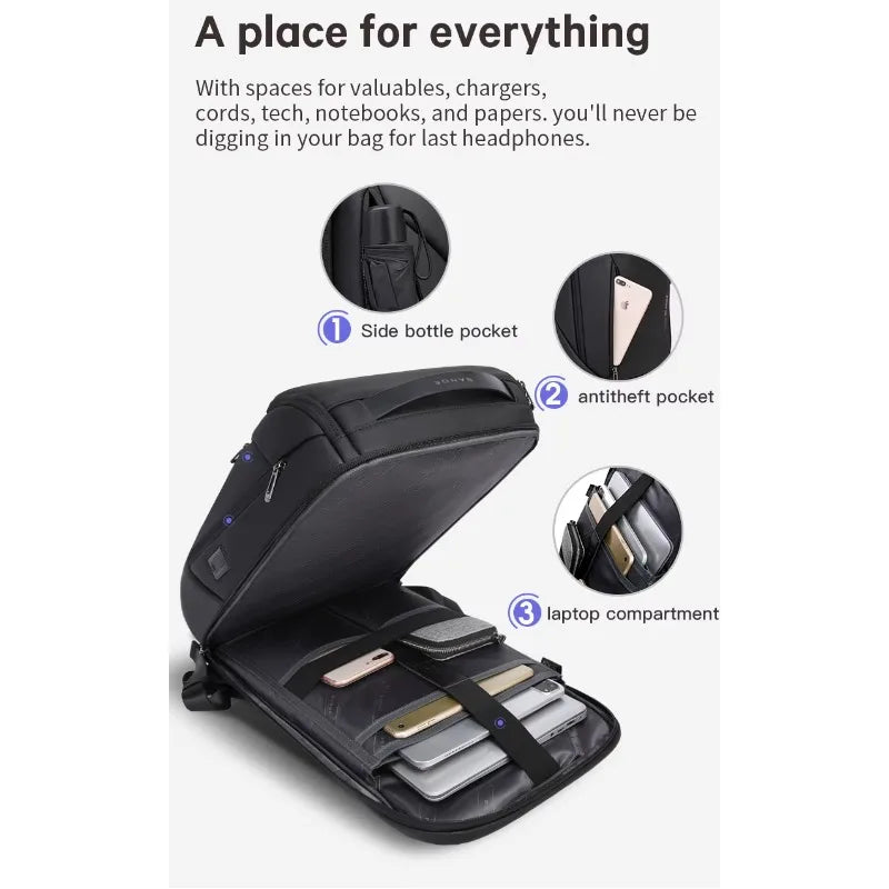 Multifunctional Waterproof Business Backpack | Perfect for Work & School
