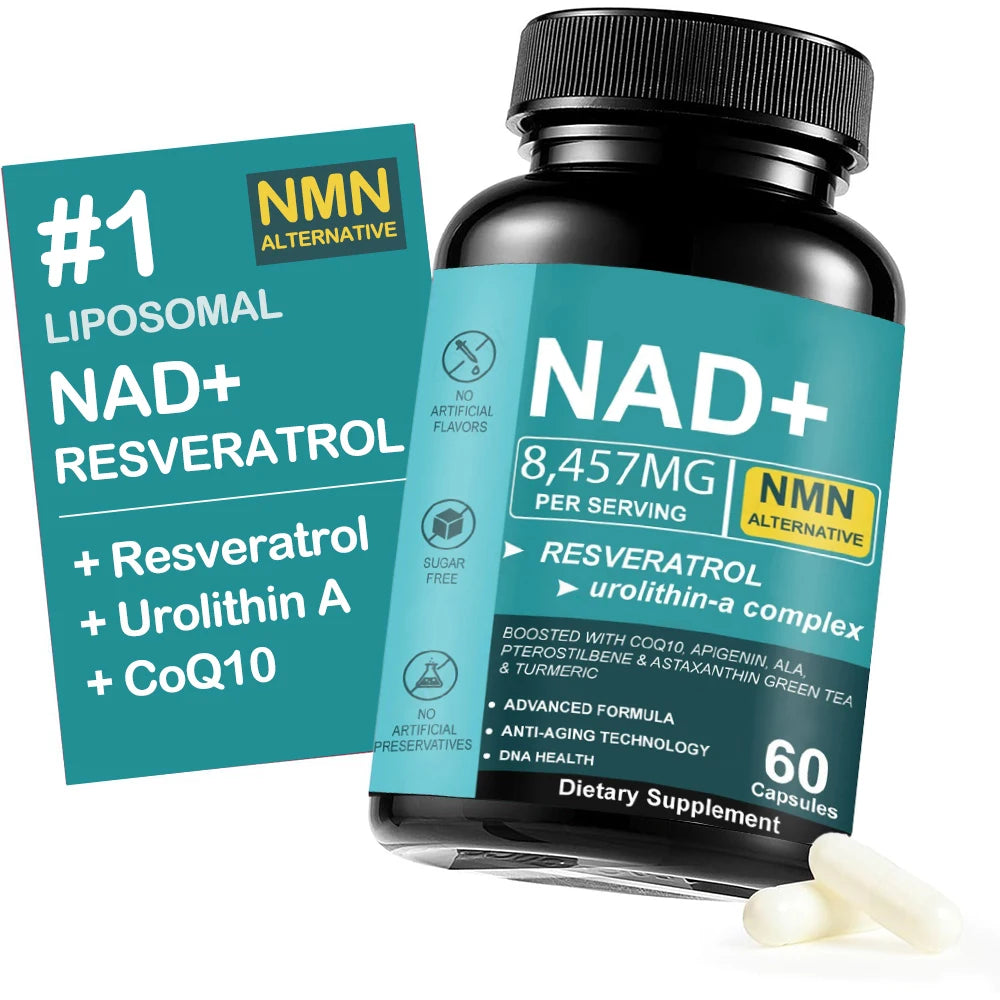 NAD Supplement with Resveratrol | Powerful NMN Formula for Vitality