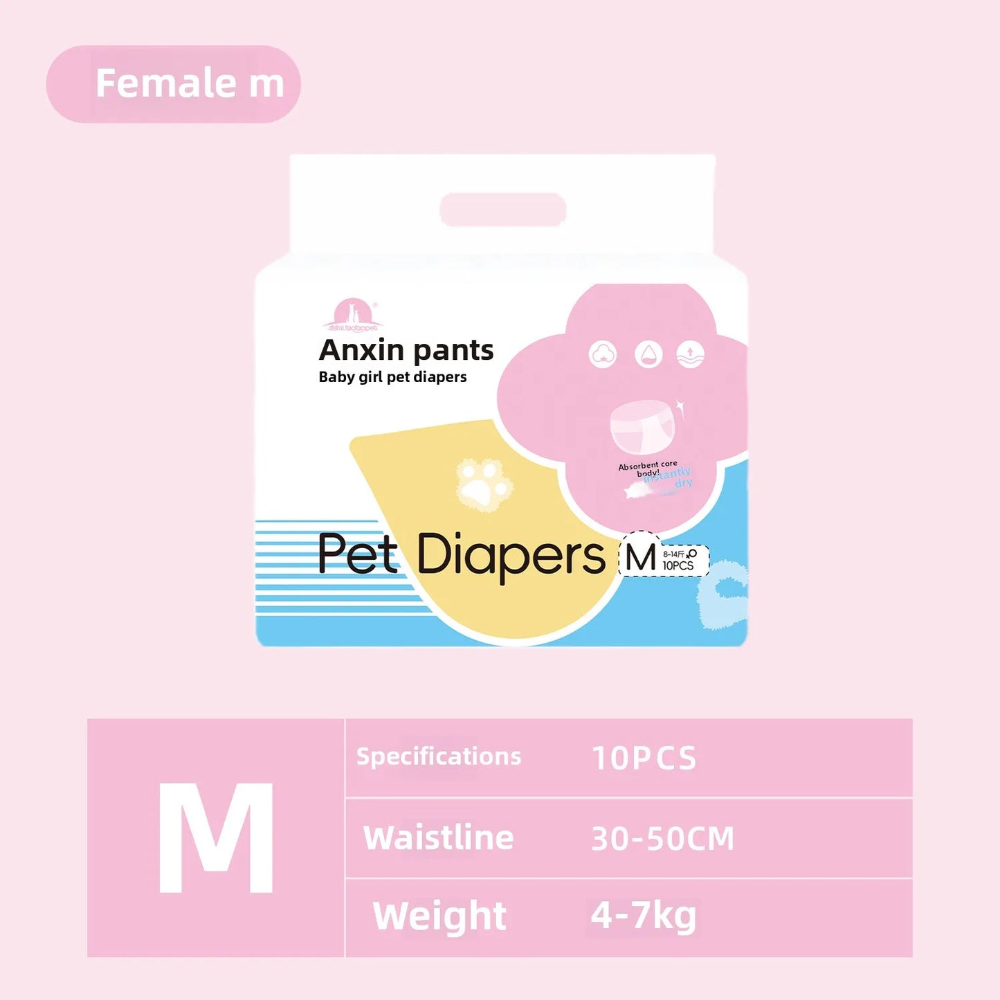 Comfortable Waterproof Pet Diapers | Thin & Breathable Dog Shorts