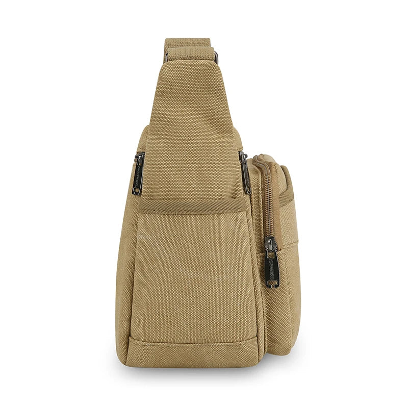 Bolsos de Lona Casuales para Hombres | Bandolera Cruzada Versátil
