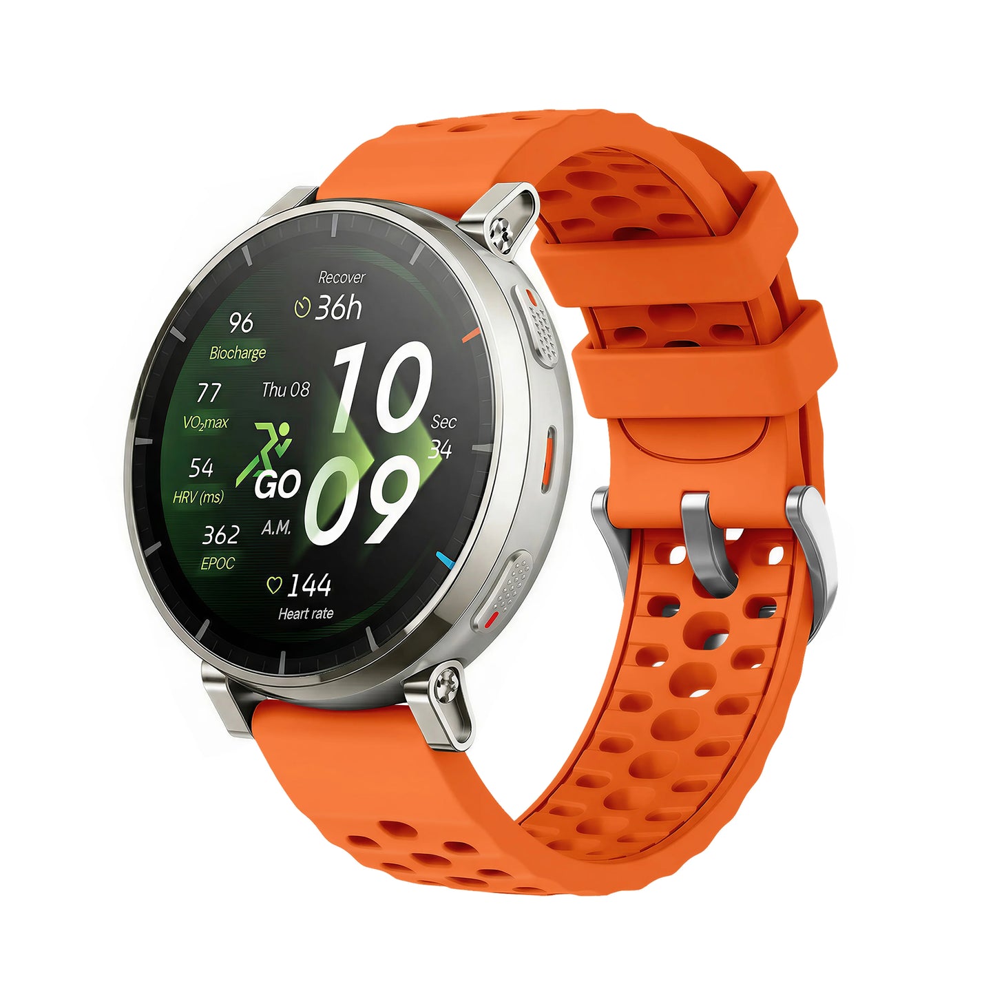 20mm Hollow Out Silicone Watch Band | Sport Waterproof Replacement Strap