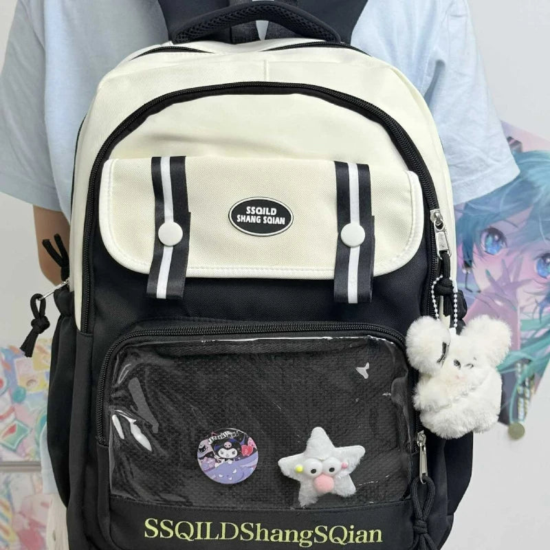 Cute Japanese Style Versatile Backpack | Fashionable Double Shoulder Bag