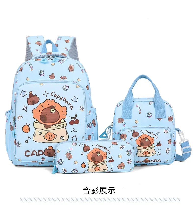 Colorful 3-Piece Backpack Set for School | Fun & Functional