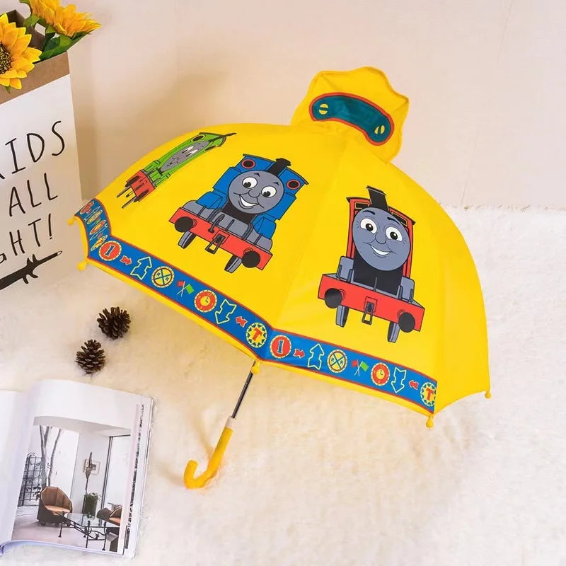 Cute Cartoon Children Umbrella | Fun 3D Ear Design for Kids