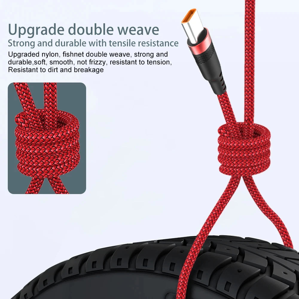 Super Fast Charge USB C Data Cable | Universal 5A Charging