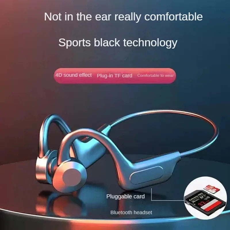 Bone Conduction Swimming Headphones | Waterproof & Wireless Sound