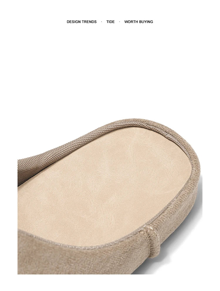 Comfortable Unisex Leather Slip-On Mules | Summer & Spring Flats