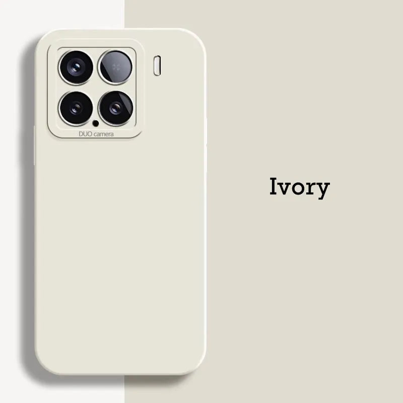 Fashion Lens Protection Phone Case for Xiaomi 17 Pro Max 12 13 13T 14 15 Pro Square Candy Built-in Fluff Shockproof Soft Cover