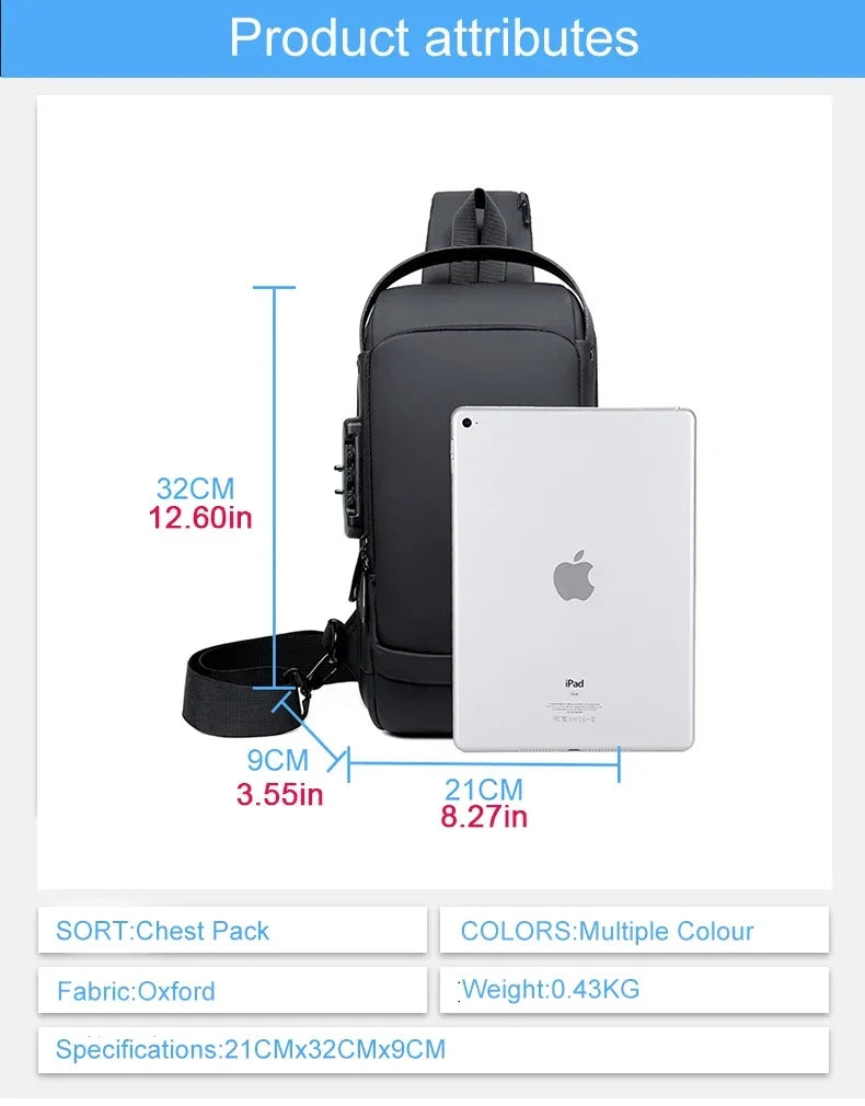 Multifunctional Sling Shoulder Bag | Versatile Travel & School Backpack