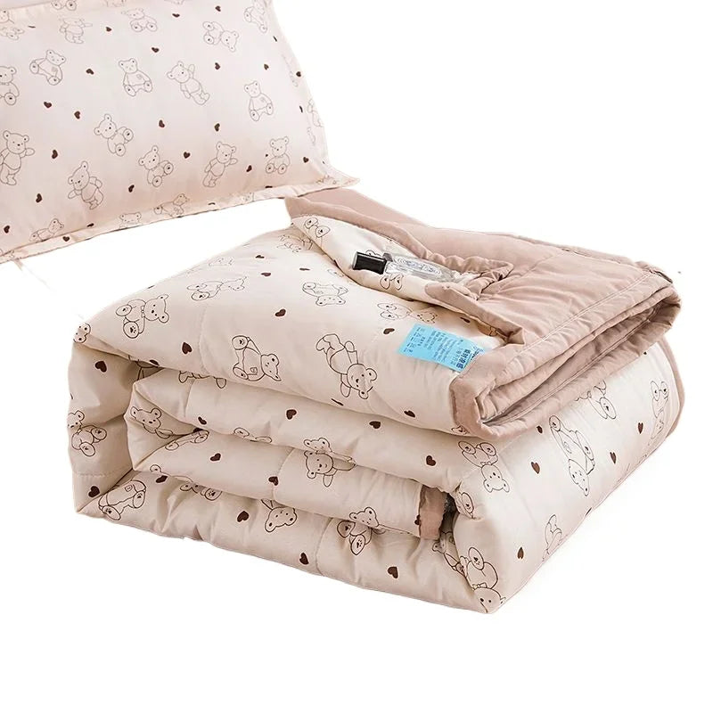 Comfortable Summer Cool Quilt Set | Lightweight Breathable Comforter