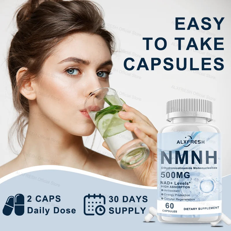 NMNH Capsules Improve Cardiovascular Brain Muscle Cognitive Functions Exercise Endurance Regulate Cellular Energy Metabolism