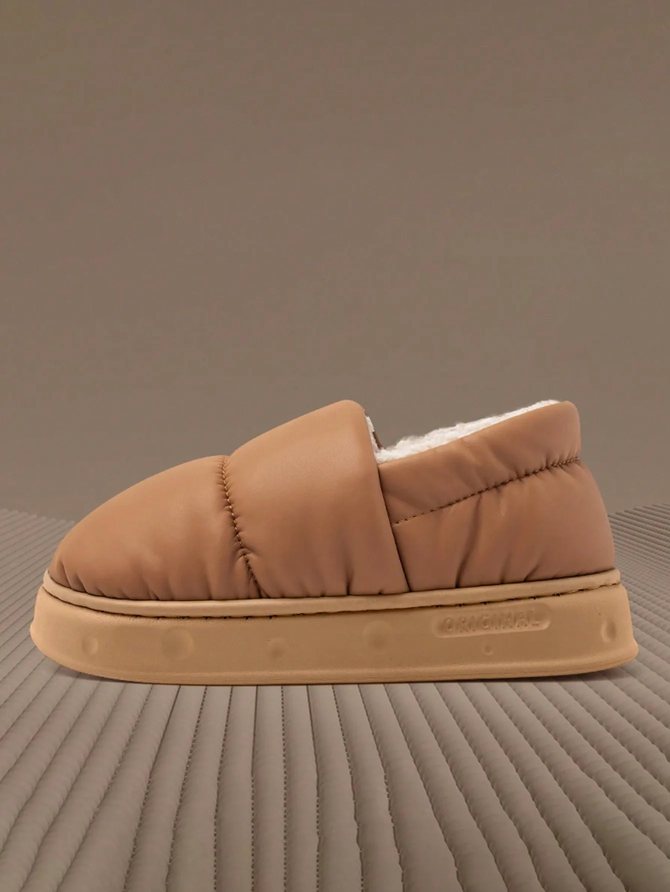 Men's Warm Plush Fleece Slippers | Cozy Non-Slip Winter Footwear