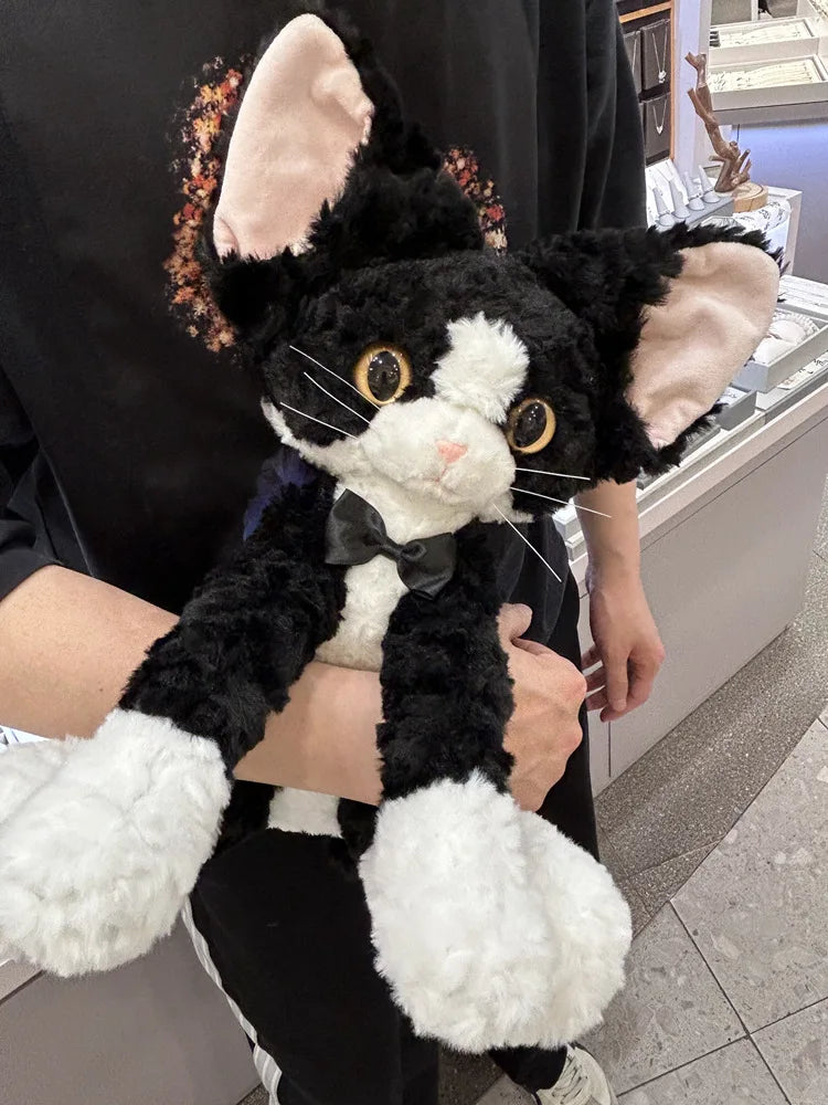Cute Black Cat Plush Pillow | Adorable Stuffed Animal for Kids