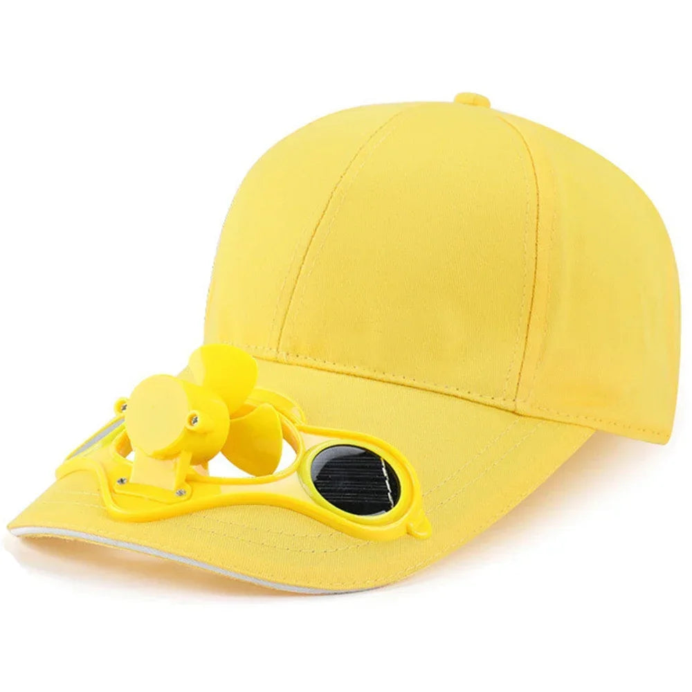 Solar Fan Cap | Lightweight UV Protection Baseball Hat for Summer