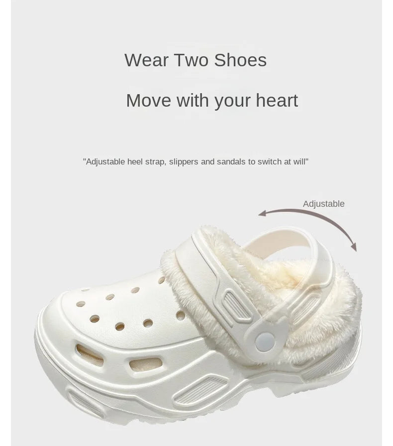 Women's Plush Corduroy Slippers | Cozy Warm Indoor Footwear