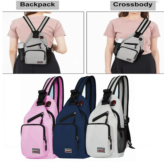 Waterproof Sling Bag | Anti-Theft Crossbody Backpack for Travel