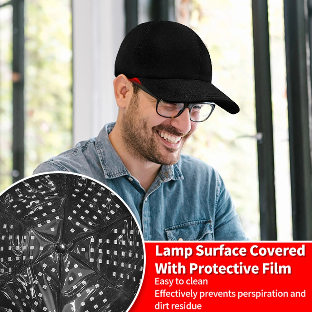 LED Red Light Therapy Hair Growth Hat | Anti Hair Loss Treatment