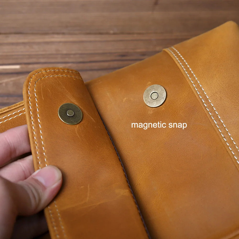Retro One-Shoulder Genuine Leather Backpack | Large Capacity