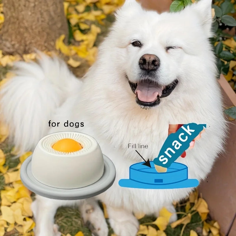 Pet Lick Mat for Dogs & Cats | Interactive Slow Feeder Snack Bowl