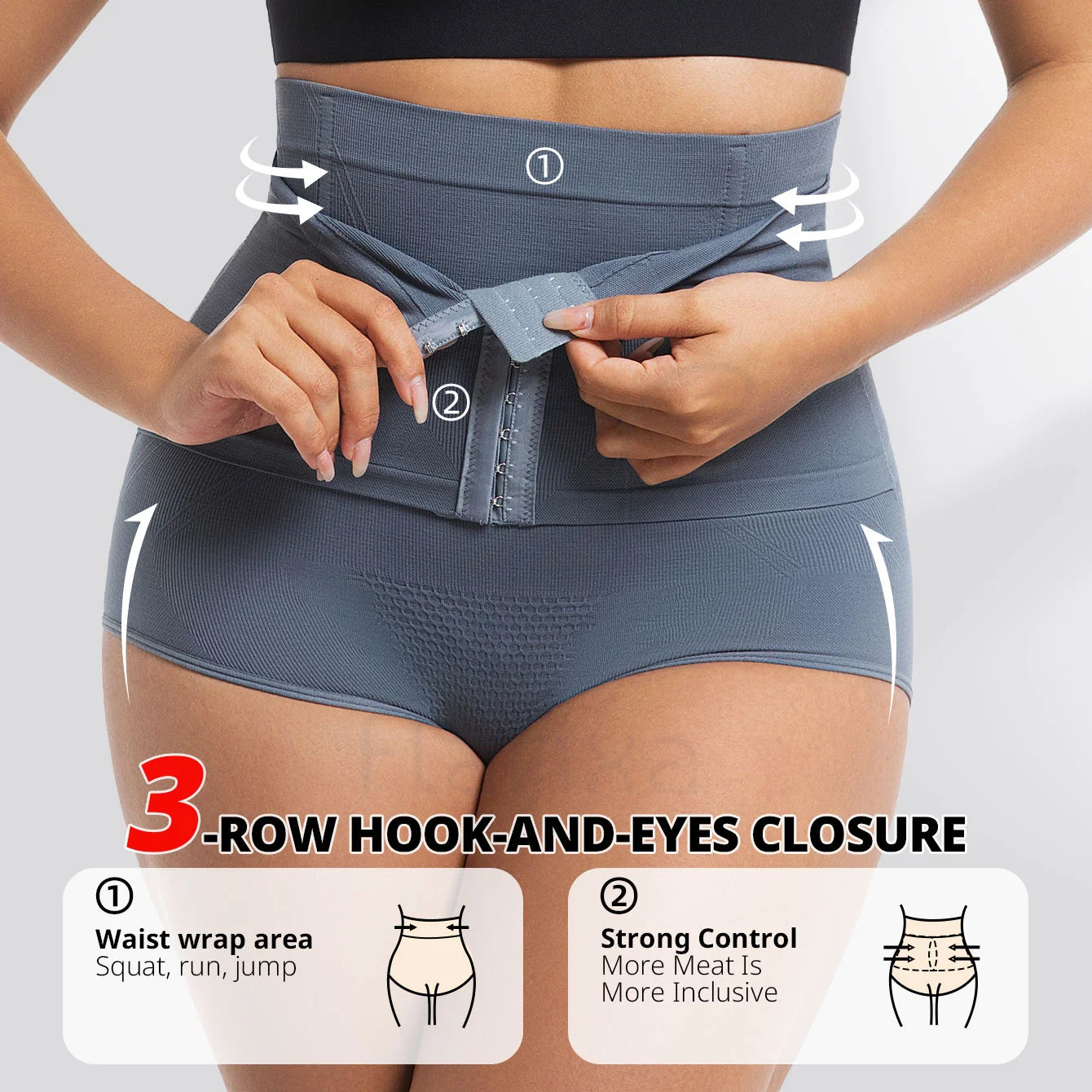 Women's Seamless High Waist Panty Briefs | Strong Compression Shaper