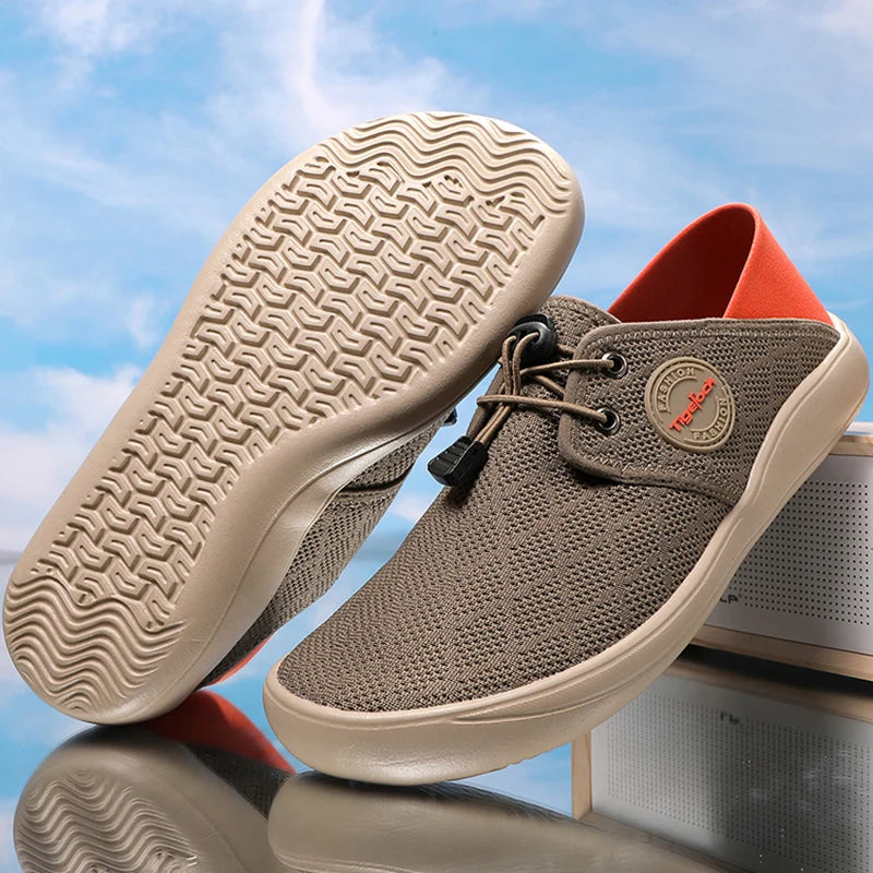 New Breathable Mesh Men Barefoot Wide-toed Shoes barefoot casual shoes and Anti slip and wear-resistant outdoors fitness sneaker
