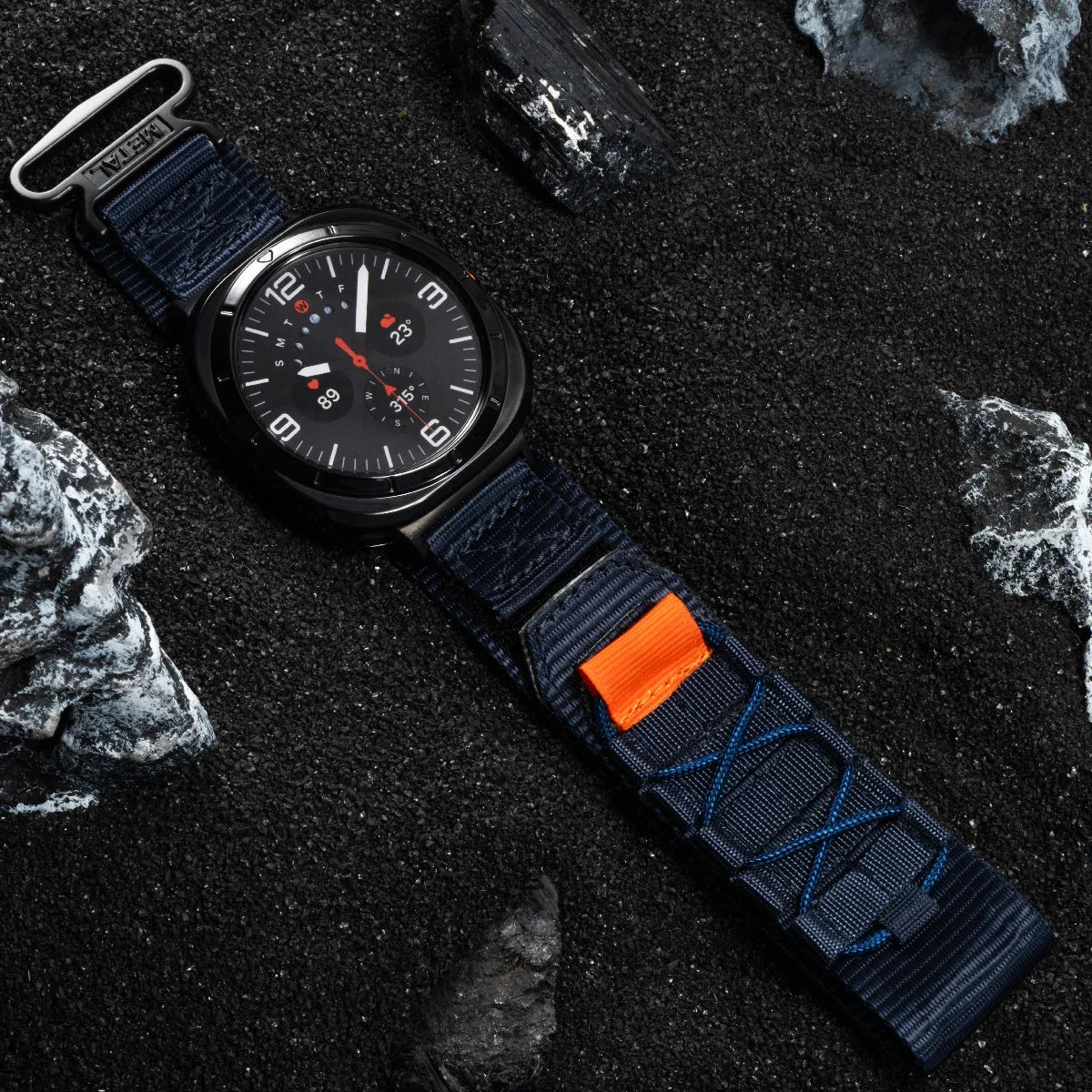 No Gaps Nylon Strap for Galaxy Watch 7 Ultra | Quick Fit Sports Band