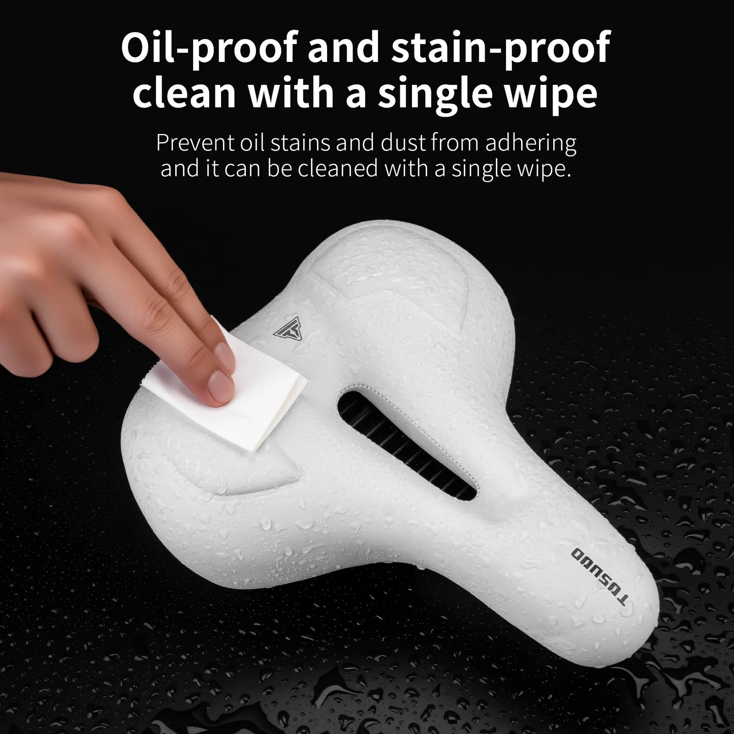Comfortable Bicycle Seat Cushion | Soft, Waterproof Bike Saddle