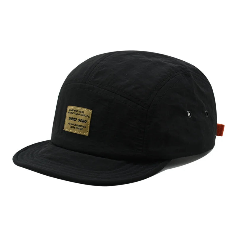 Adjustable 5 Panel Baseball Cap | Quick-Drying Sunscreen Hat