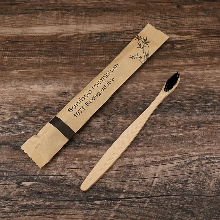 Eco-Friendly Bamboo Toothbrushes - Sustainable Oral Care Set
