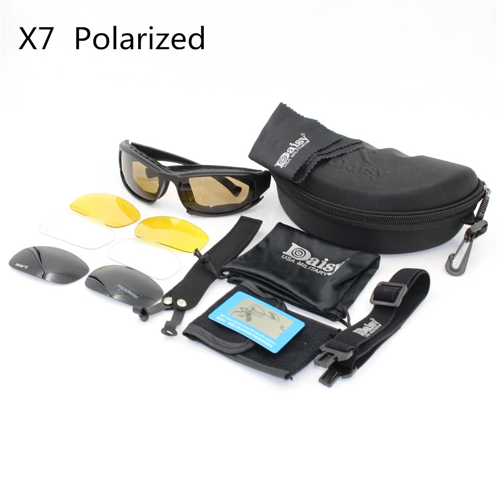 Men's Military Polarized Sunglasses | Tactical Sports Goggles
