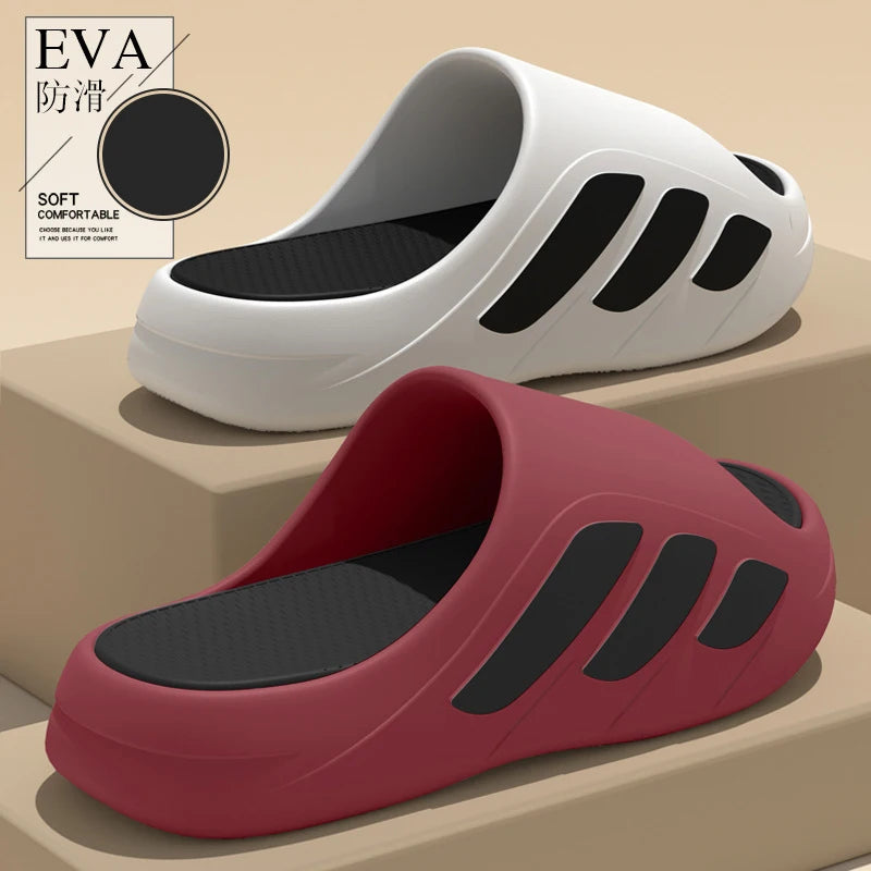Men's High Aesthetic Anti-Slip Beach Slippers | Comfortable Slides