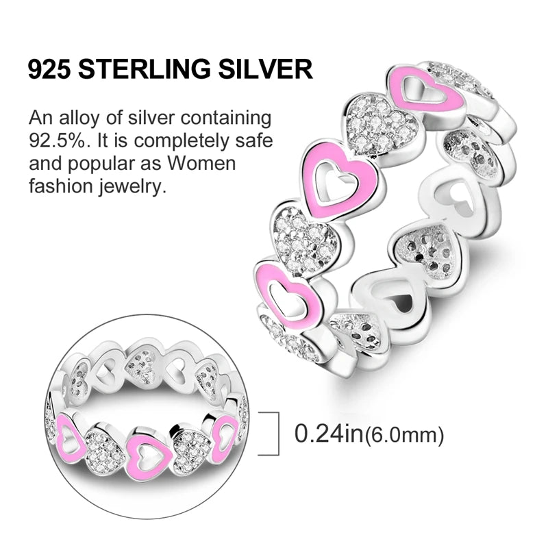 Elegant 925 Sterling Silver Infinite Love Ring | Luxury Wedding Jewelry