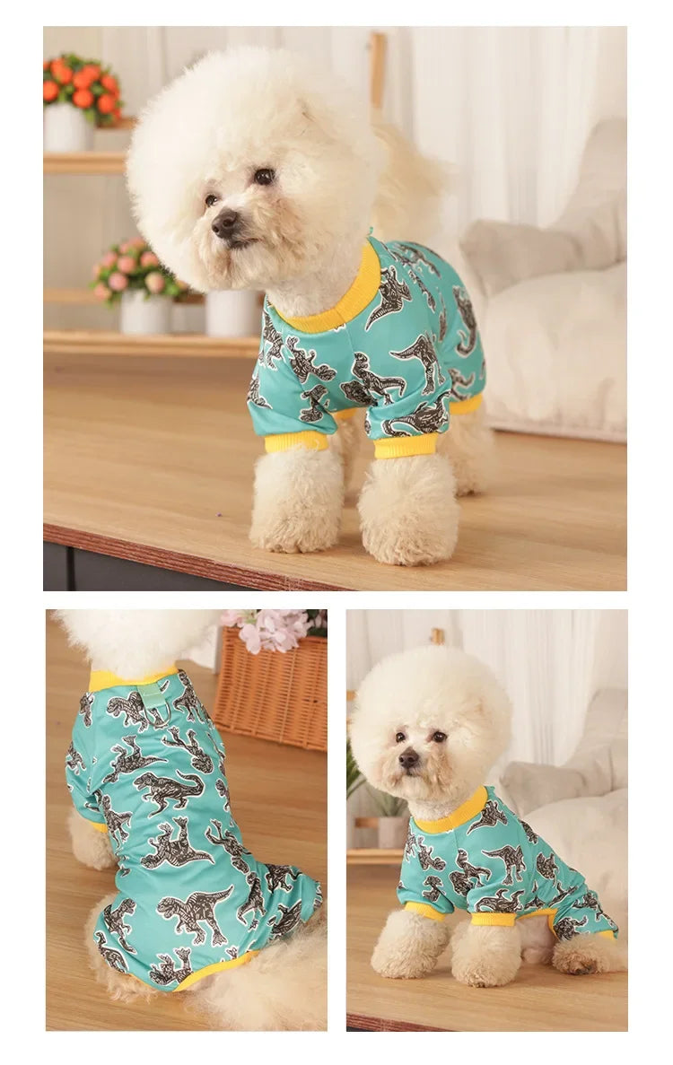 Cute Dog Pajamas for Small Pets | Summer Onesies for Puppies