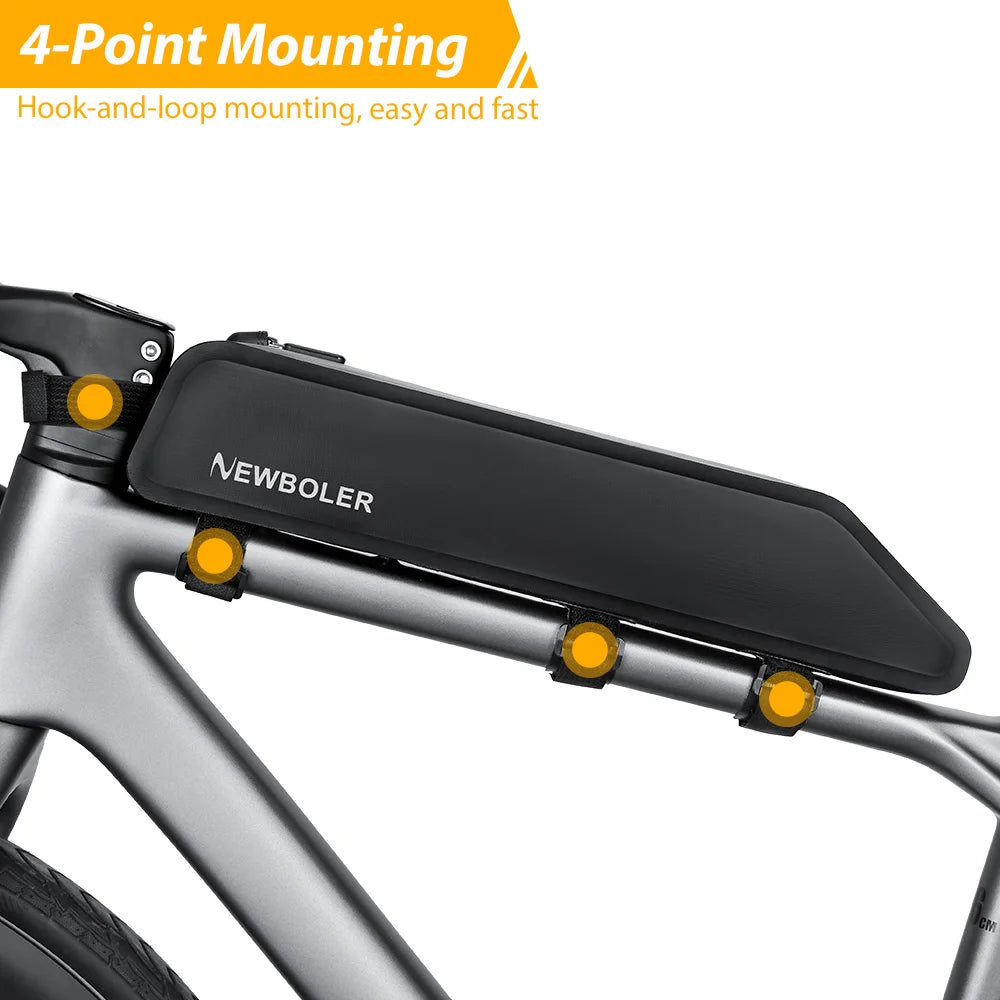 2L Bike Frame Front Tube Bag | Waterproof Cycling Pouch