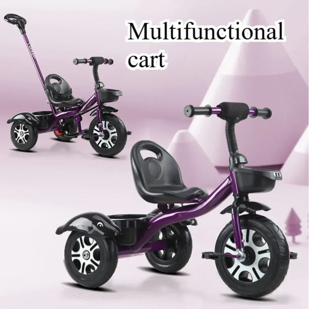 2 in 1 Toddler Tricycle | Adjustable Kids Trike for Outdoor Fun