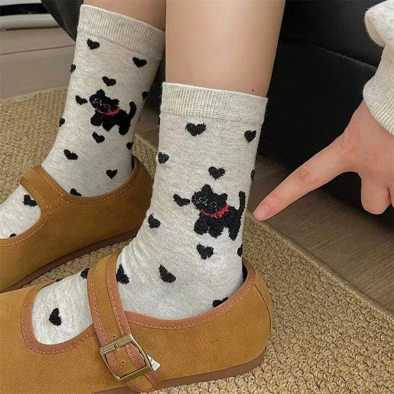 Calcetines de animales de gato de dibujos animados lindos Kawaii para mujer | Cómodos y con estilo