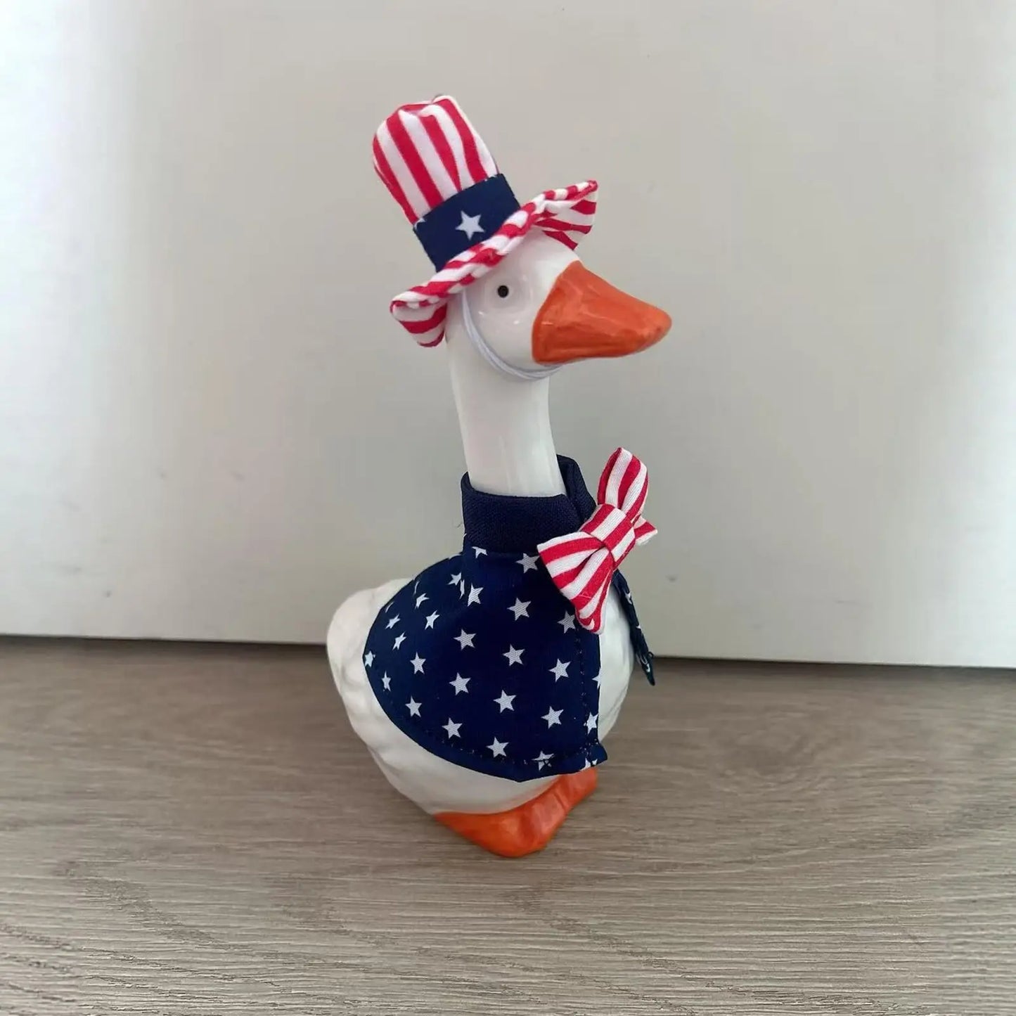 Patriotic 4th of July Mini Goose Costume | Desktop Independence Decor