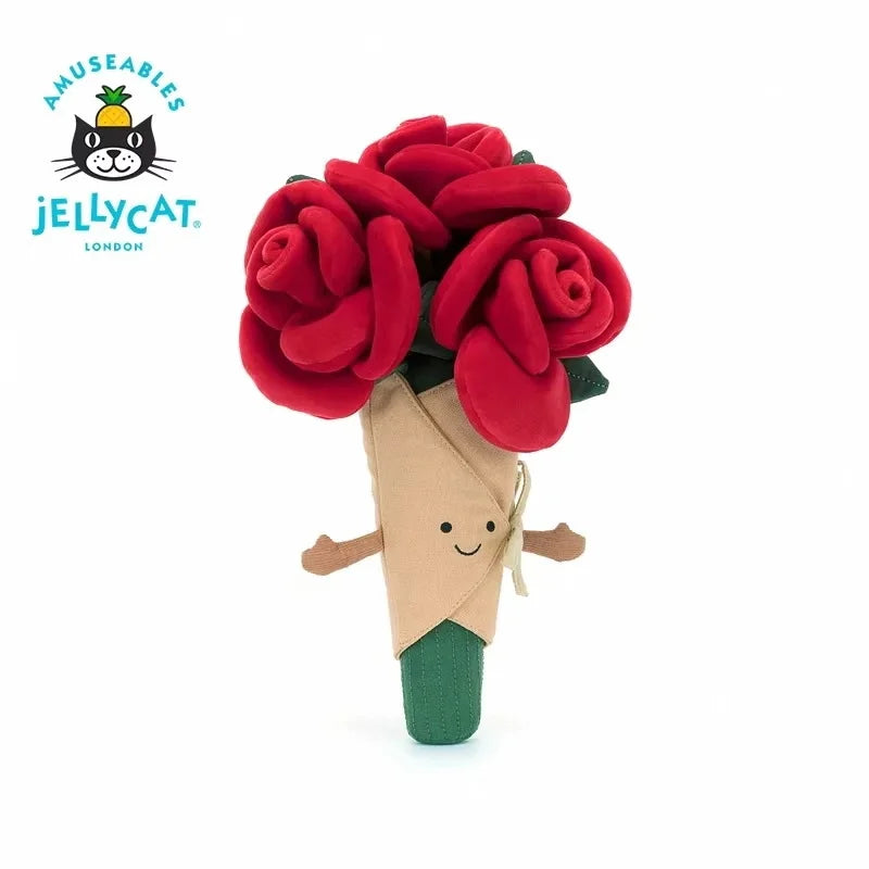 Crimson Dragon Rose Bouquet Plush Toy | Perfect Valentine's Gift