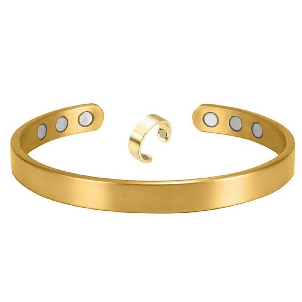 Unisex Vintage Healing Jewelry | Celtic Knot Magnetic Bracelet Set