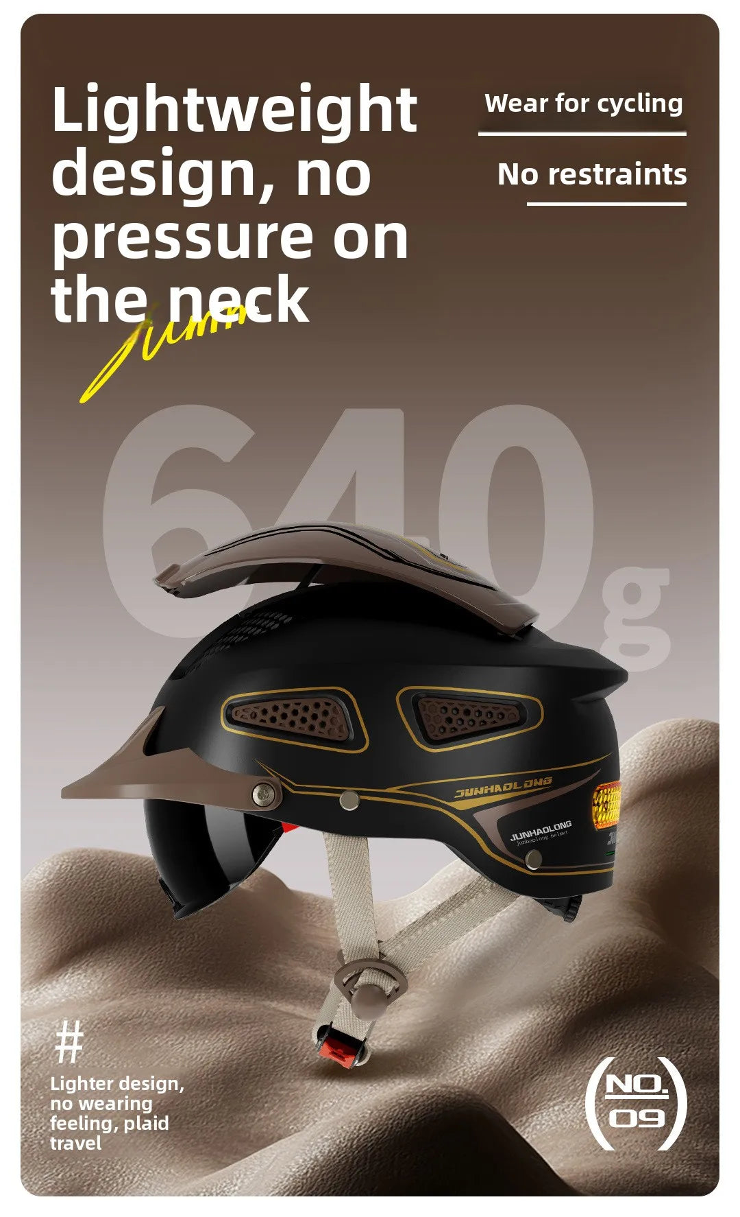 Summer Breathable Electric Motorcycle Helmet | Open Face Design