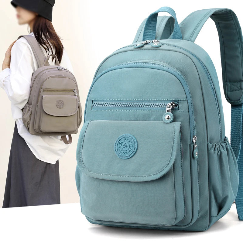 Stylish Lightweight Black Commuter Backpack for Women